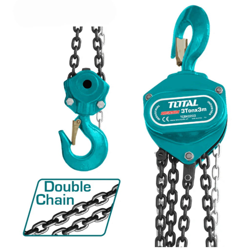 TECLE 3TON ALT:3M 290N DOBLE CADENA INDUSTRIAL – TCBK0203