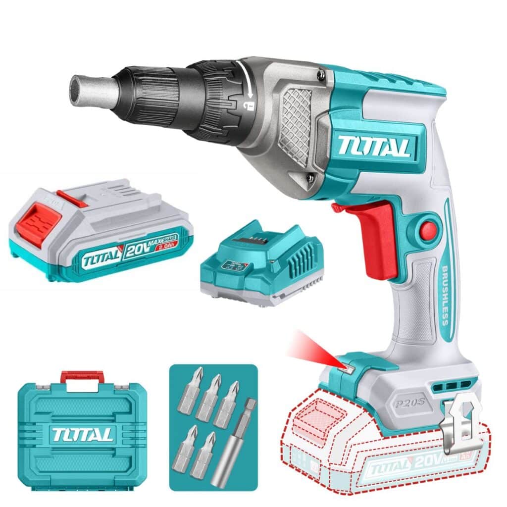 ATORNILLADOR DRYWALL 20V 1/4 HEX 30NM 0-42000RPD 4.2MM 1X2.0AH INDUS – TDSLI204281