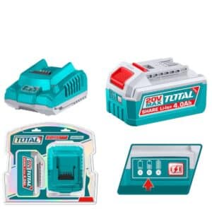SET DE BATERIAS LI-ION 20V 4.0AH + CARGADOR INDUSTRIAL - TFBCPK1012