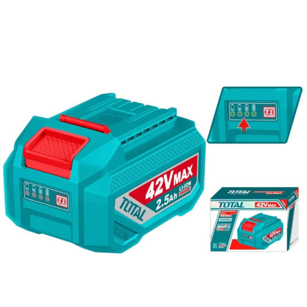 BATERIA LI-ION 42V 2.5AH C/INDICADOR LED INDUSTRIAL – TFBLI42251