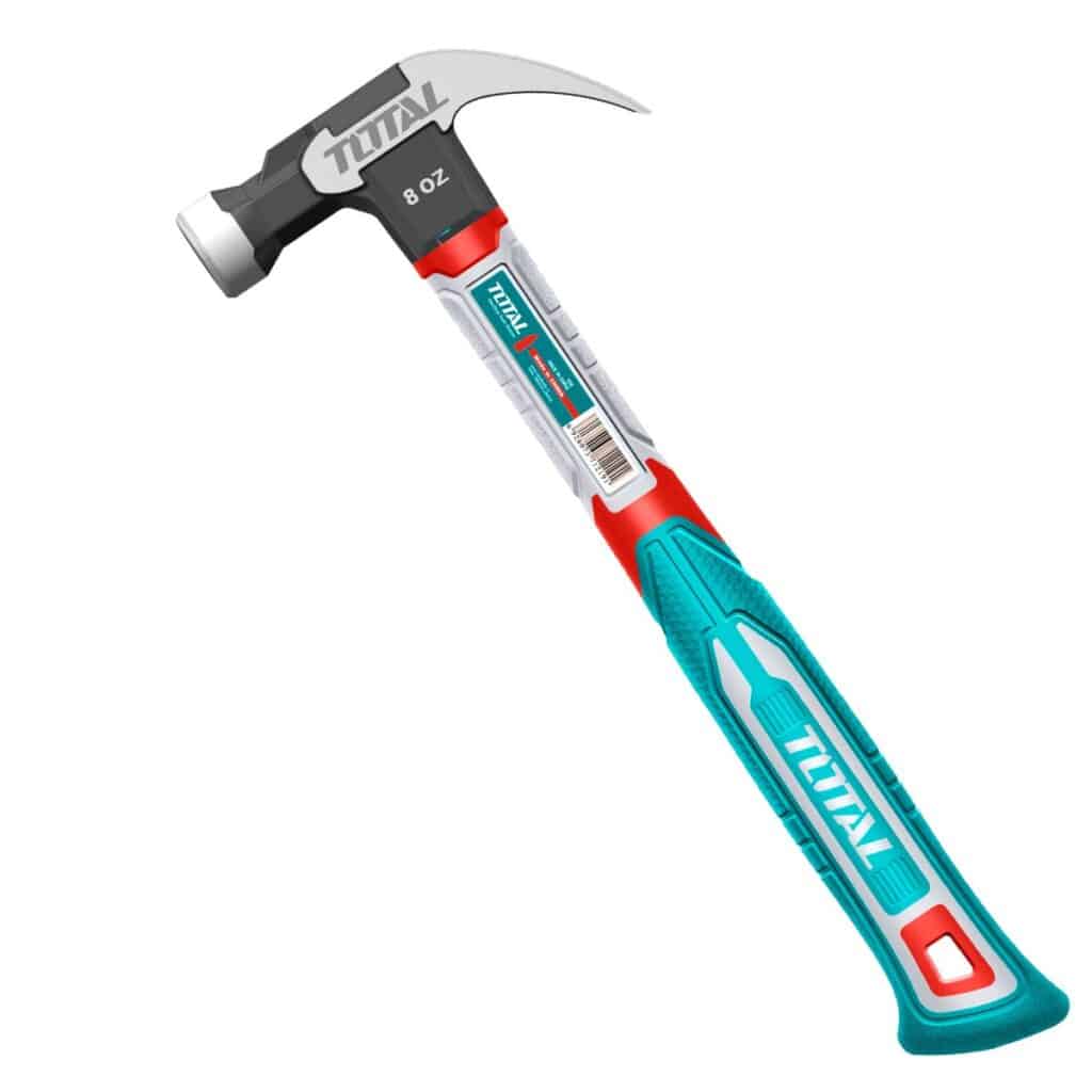 MARTILLO DE UÑA MANGO FIBRA DE VIDRIO 8OZ/220G ACERO CARBON MAGNETICO – THCH61008