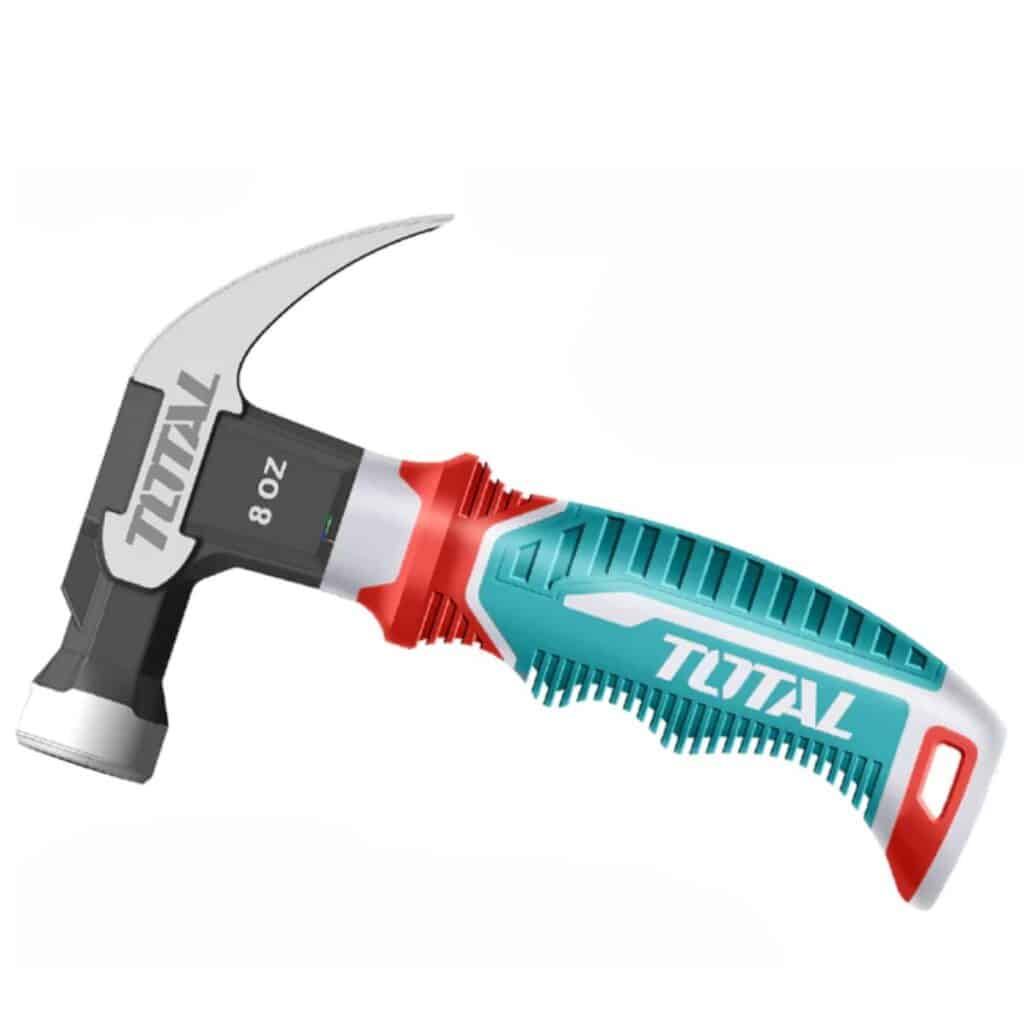 MARTILLO DE UÑA MANGO FIBRA DE VIDRIO MINI 8OZ/220G ACERO CARBON MAGN – THCH61008D