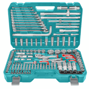 SET HERRAMIENTAS COMBINADAS + RACHETS 139 PZS INC MALETIN INDUSTRIAL - THKTHP21396