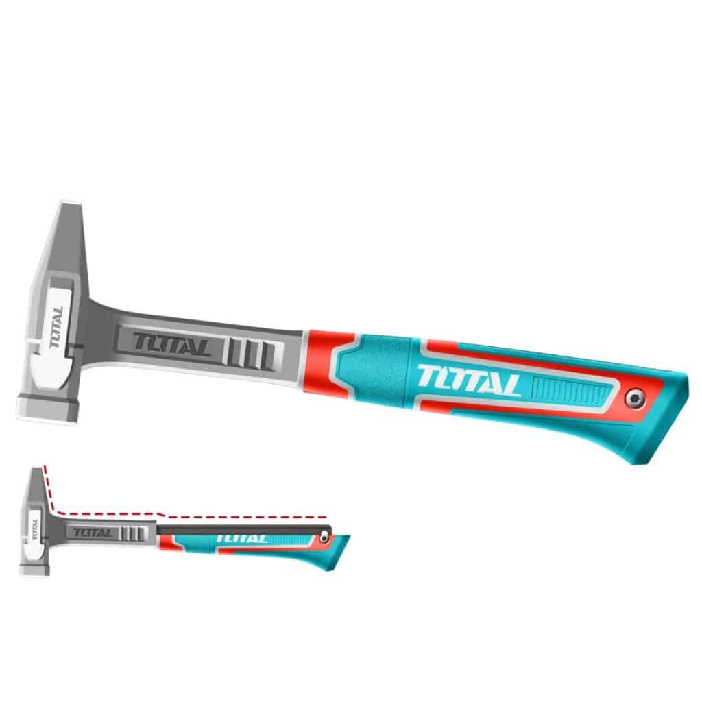 MARTILLO MECANICO MANGO FIBRA DE VIDRIO 500G ANTI-SHOCK HD INDUSTRIAL – THMH62500L