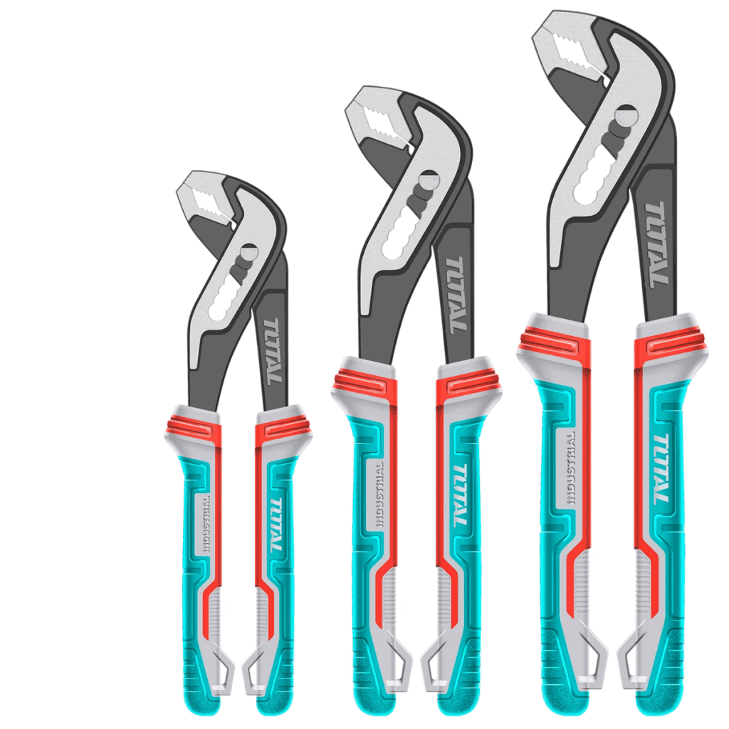 SET DE ALICATES PARA TUBOS 8 / 10 / 12 INCH CR-V / MANGO TPR INDUSTRIA – THT2PK231