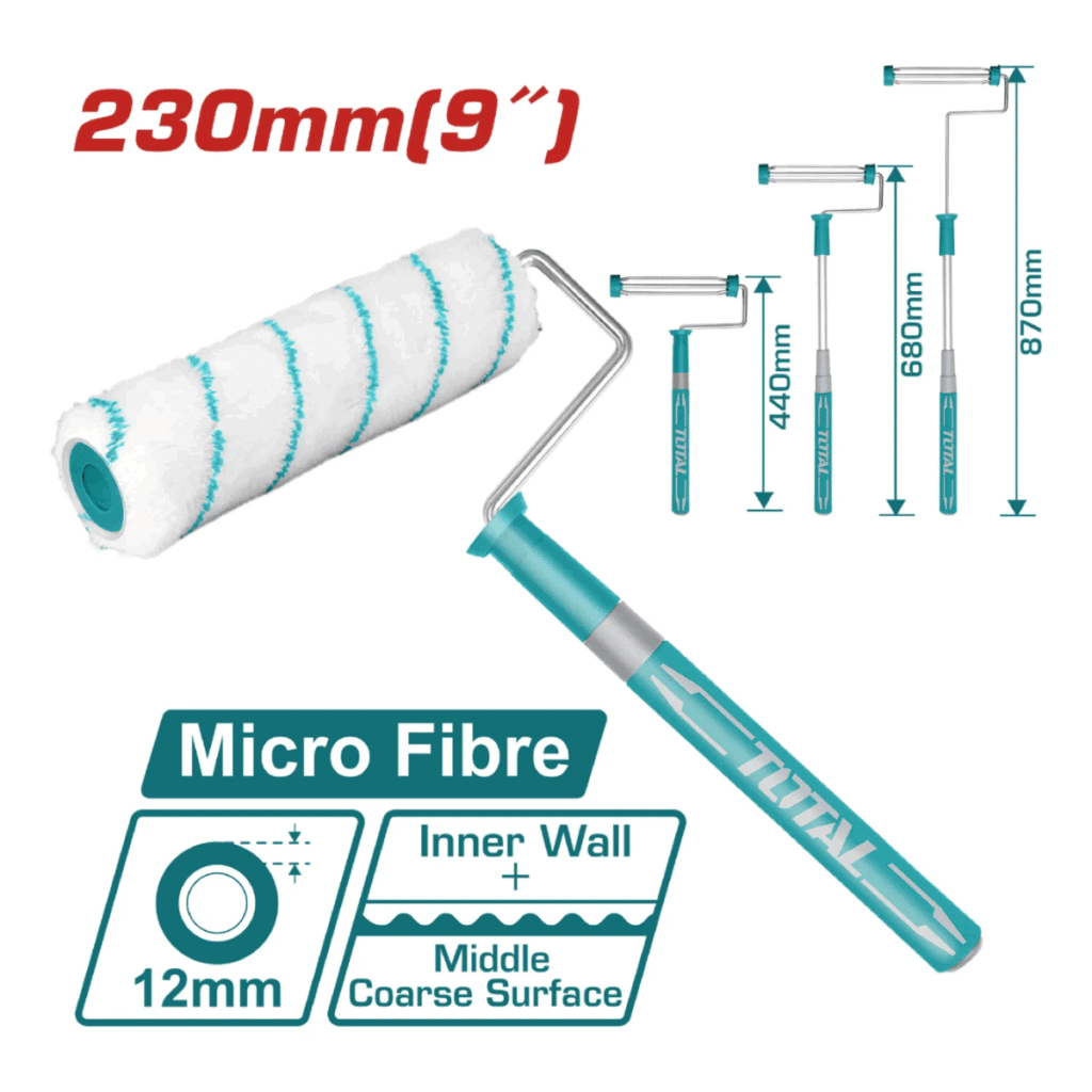 RODILLO P/PINTAR 230MM(9») TELESCOPICO 455/695/900MM R:12MM – THT8592T