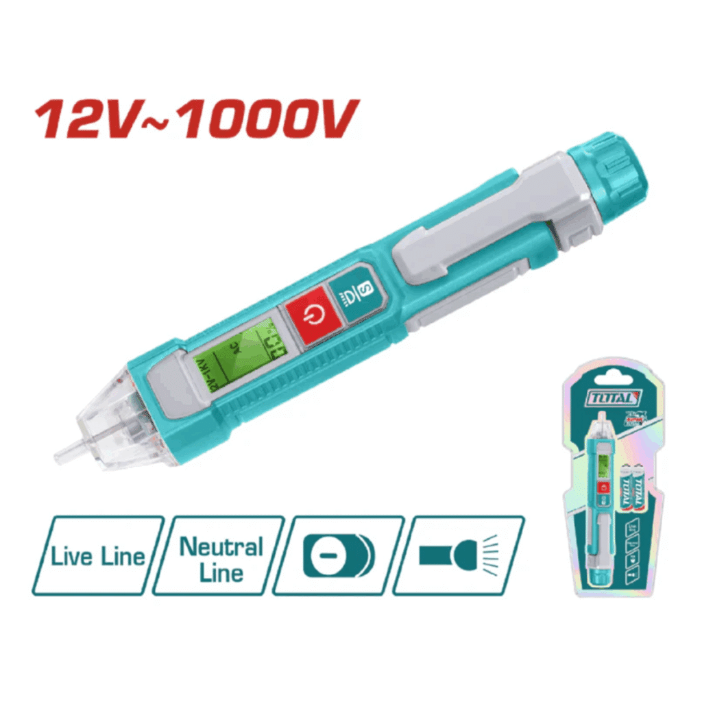 DETECTOR DE VOLTAJE AC LED ALTA: 12-1000V BAJA: 48-1000V LED SCREEN – THT210003