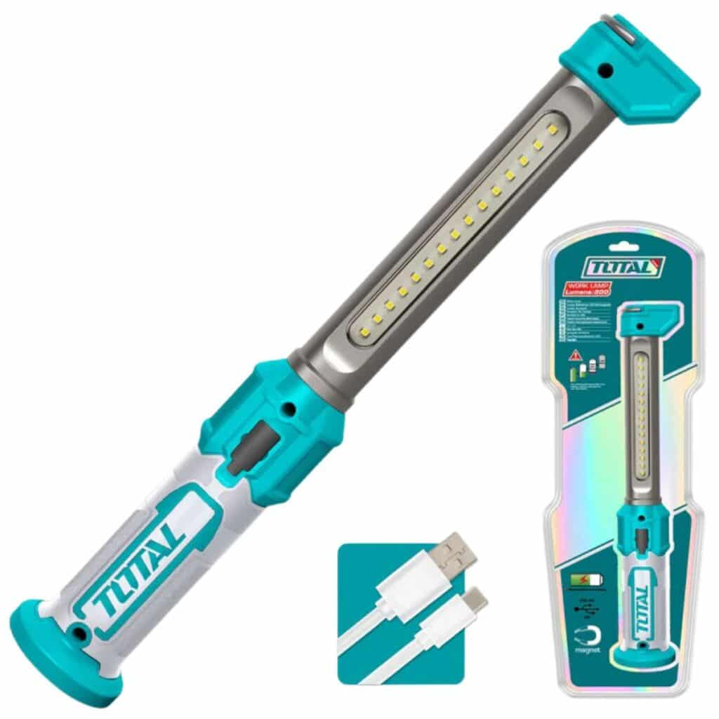 LAMPARA PORTATIL LED 4V TYPE-C 300LM 360G MAGNETICO – TWLI043006