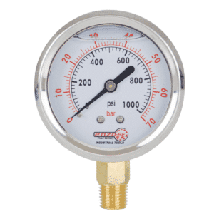 MANOMETRO LIQUIDO 2.5PULG 0-1000PSI - ZG-03D 0-1000