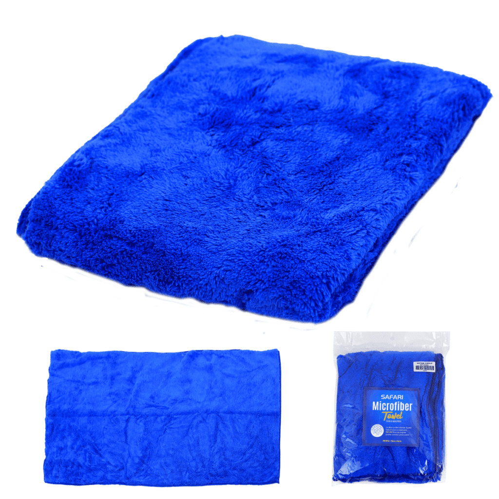 PAÑO MICROFIBRA 600GSM ALTA DENSIDAD 70X35CM AZUL – KP550BL