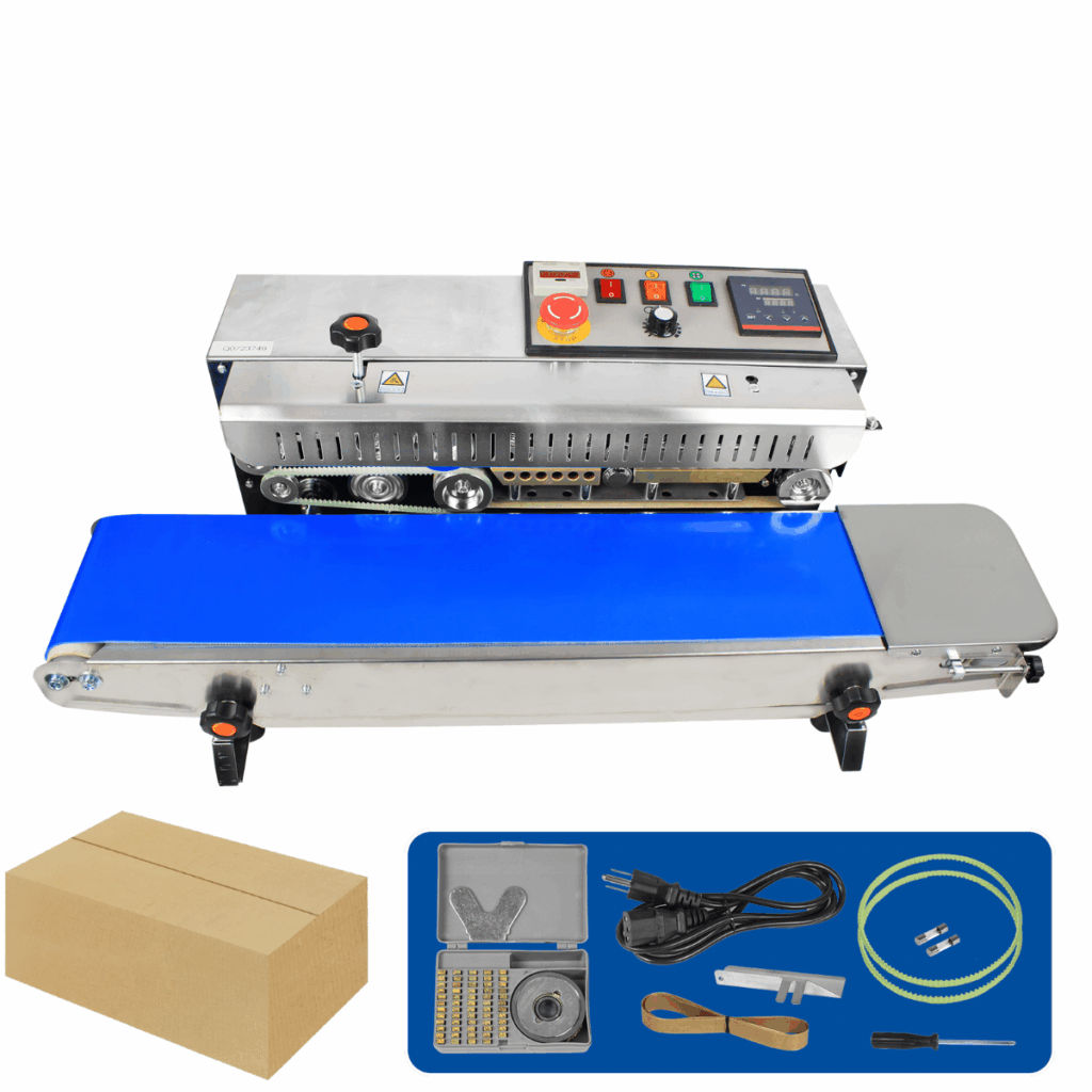 SELLADORA DE BANDA 810 ACERO INOX. HORIZONTAL – FR-810