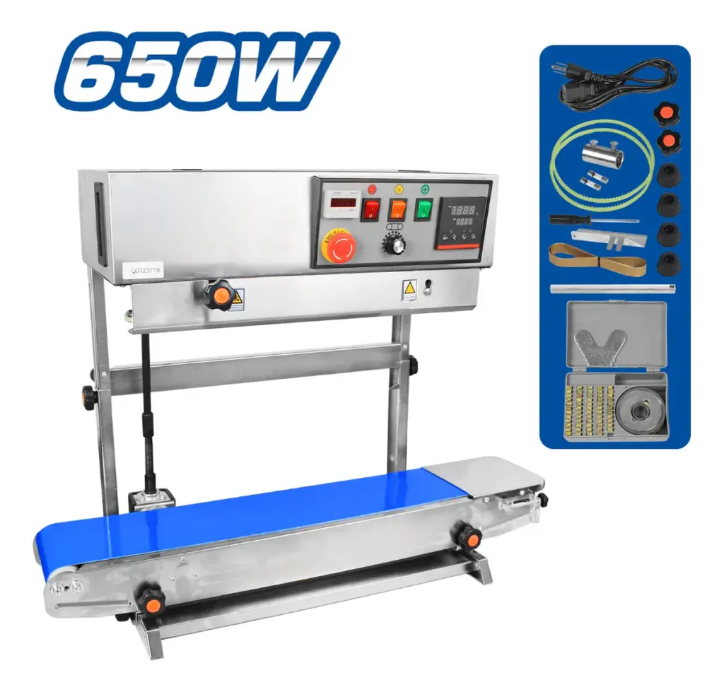 SELLADORA DE BANDA 811 ACERO INOX. VERTICAL – FR-811