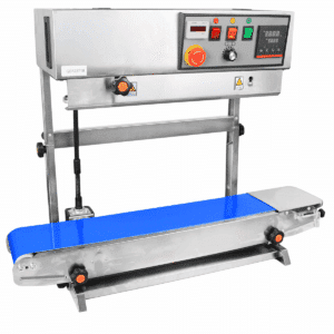 SELLADORA DE BANDA 811 ACERO INOX. VERTICAL - FR-811