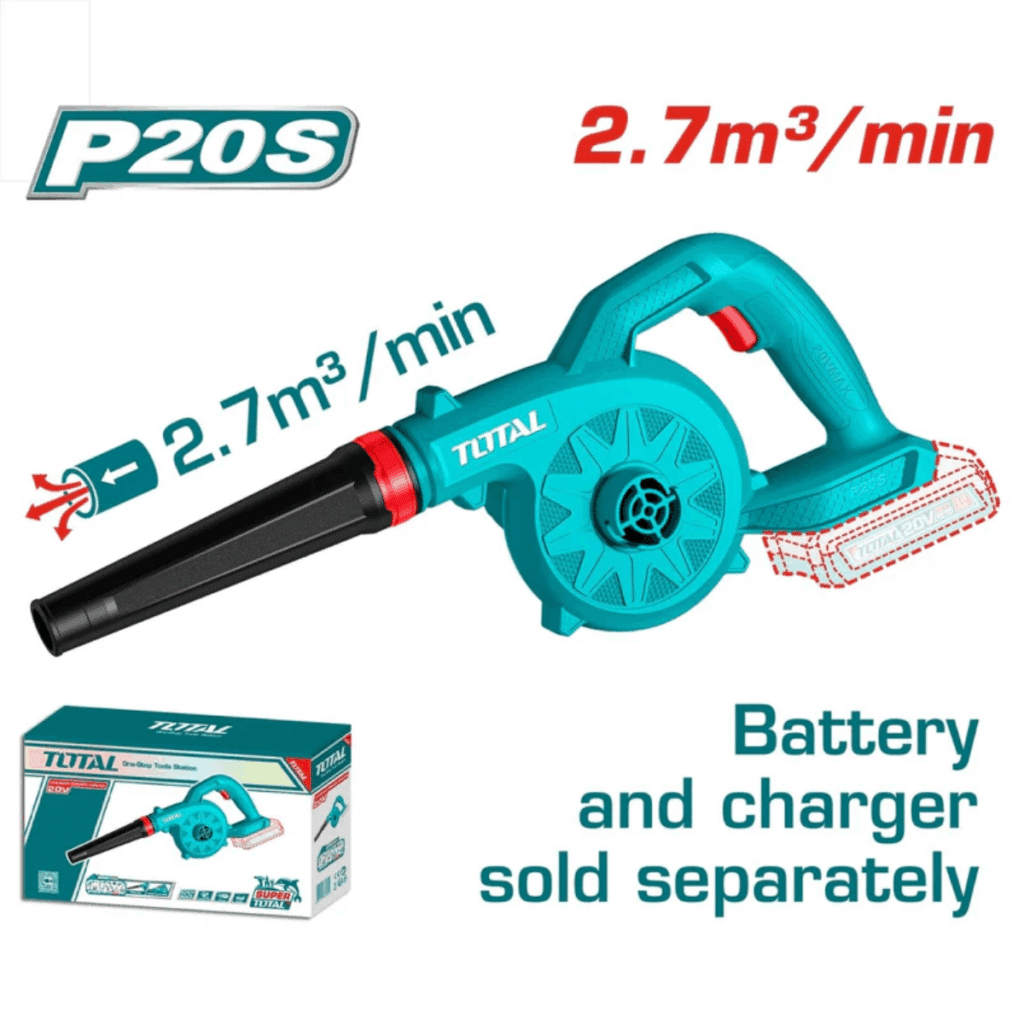 SOPLADORA LI-ION 20V 2.7M3/MIN 18000RPM TOTAL- TABLI2078