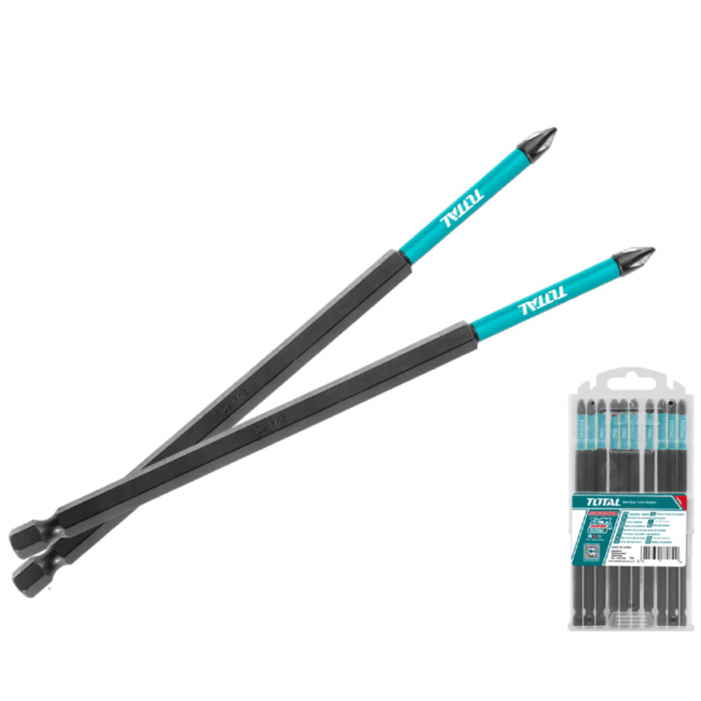 SET DE PUNTAS 200MM IMPACTO PH2 S2 MAGNETICAS 10PCS INDUSTRIAL – TACIM16PH263