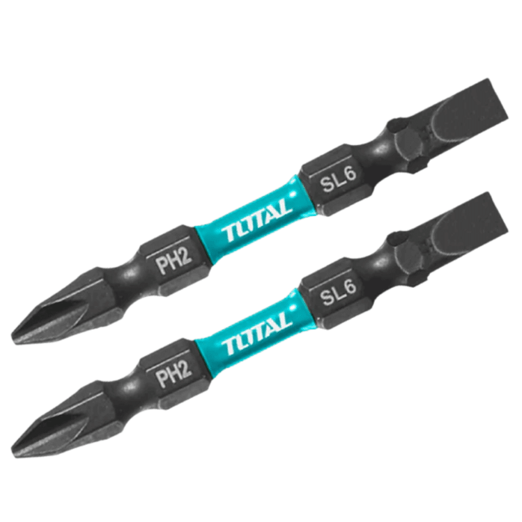 SET DE PUNTAS IMPACTO 65MM PH2+SL6 S2 MAGNETICO 2PCS DOBLE LADO IND – TACIM72HL665