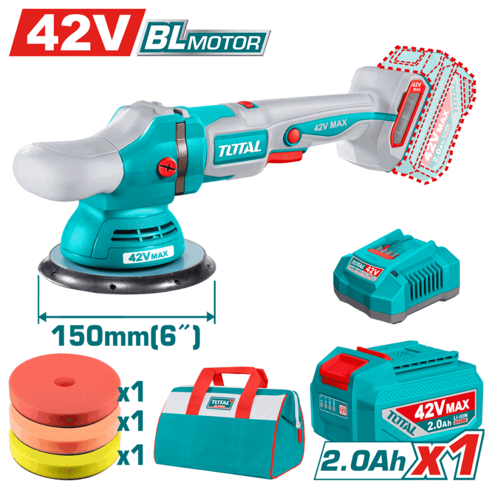 PULIDORA ANGULAR 42V 150MM(6») 2000-4500RPM INDUSTRIAL – TAPLI42151