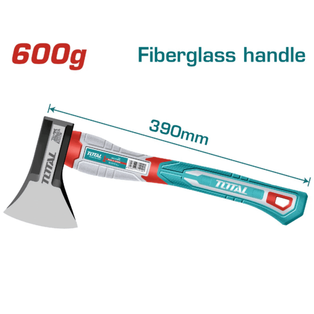 HACHA DE MANO 600G 390MM MANGO FIBRA DE VIDRIO – THAX061600