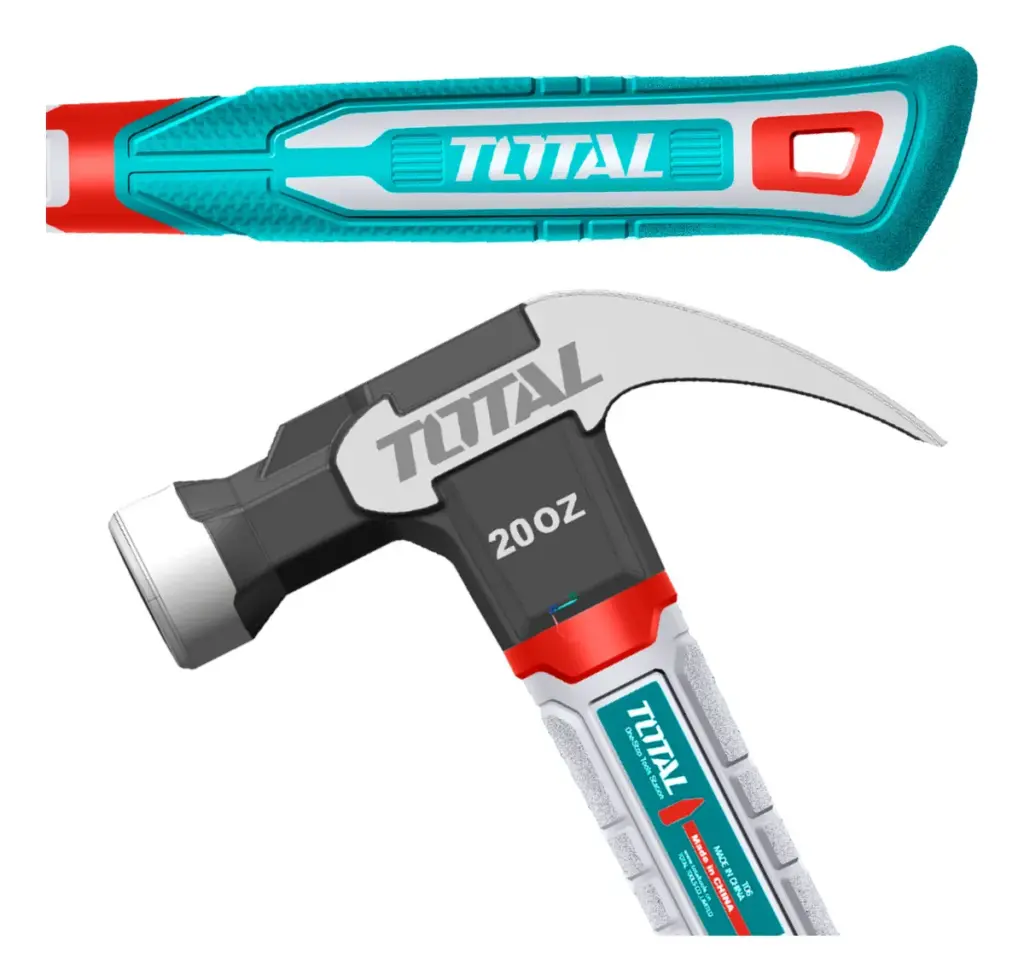 MARTILLO DE UÑA MANGO FIBRA DE VIDRIO 20OZ/560G ACERO CARBON MAGNETICO – THCH61020