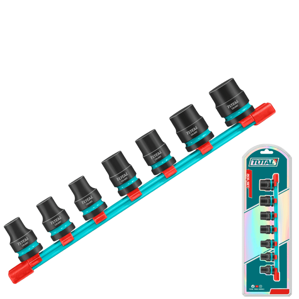 SET DADOS IMPACTO CORTO 1/2» 10-19MM 7PCS CR-MO INDUSTRIAL – THKISD12073