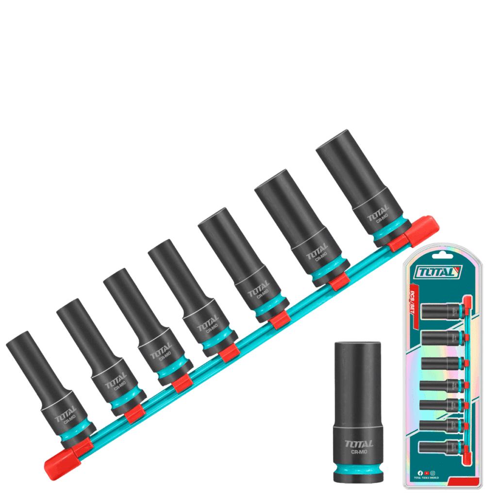 SET DADOS IMPACTO LARGO 1/2» 10-19MM 7PCS CR-MO INDUSTRIAL – THKISD12073L