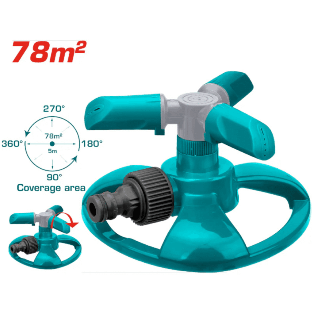 ROCIADOR DE JARDIN 360º TIPO PLATO ADAPTADOR 3/4» – THPS23602