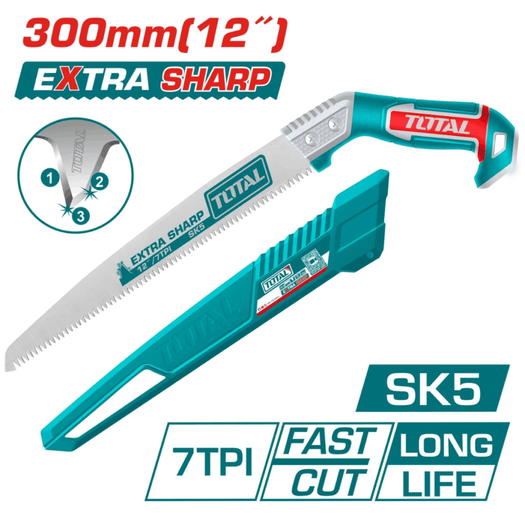 SIERRA DE PODAR 12» (300MM) SK5 7TPI CON PROTECTOR INDUSTRIAL – THPS3008