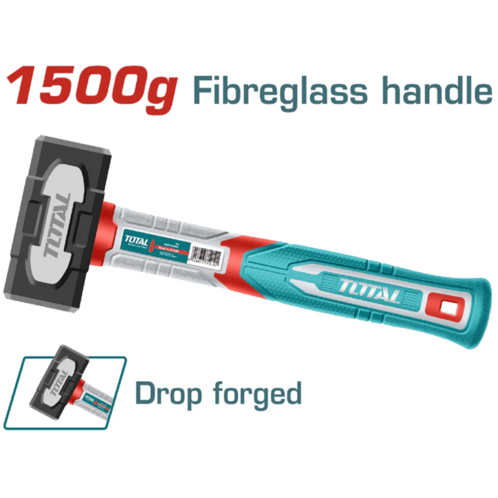 COMBA P/PIEDRA 1500G ACERO/CARBON 45 MANGO FIBRA DE VIDRIO – THSTH61500