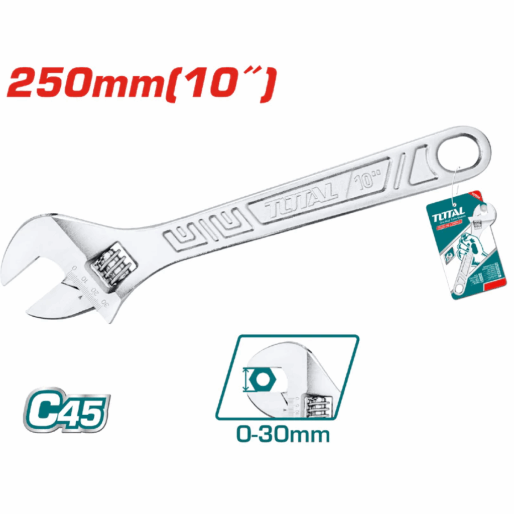 LLAVE AJUSTABLE 250MM 10» C45 0-35MM – THT1010103