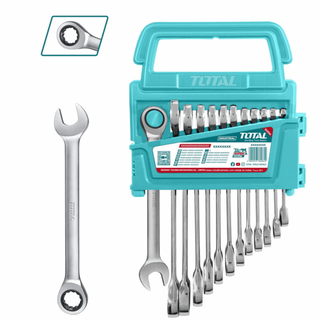 SET LLAVES COMBINACION 12PCS CR-MO 8-19MM 72T INDUSTRIAL – THT102RK0126