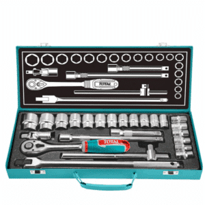 SET RACHET 1/2 + SOCKET 50BV30 24PCS MALETIN INDUSTRIAL - THT121242