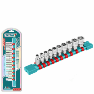 SET DE SOCKETS 1/4'' 10PCS 5-14MM INDUSTRIAL - THT1411023