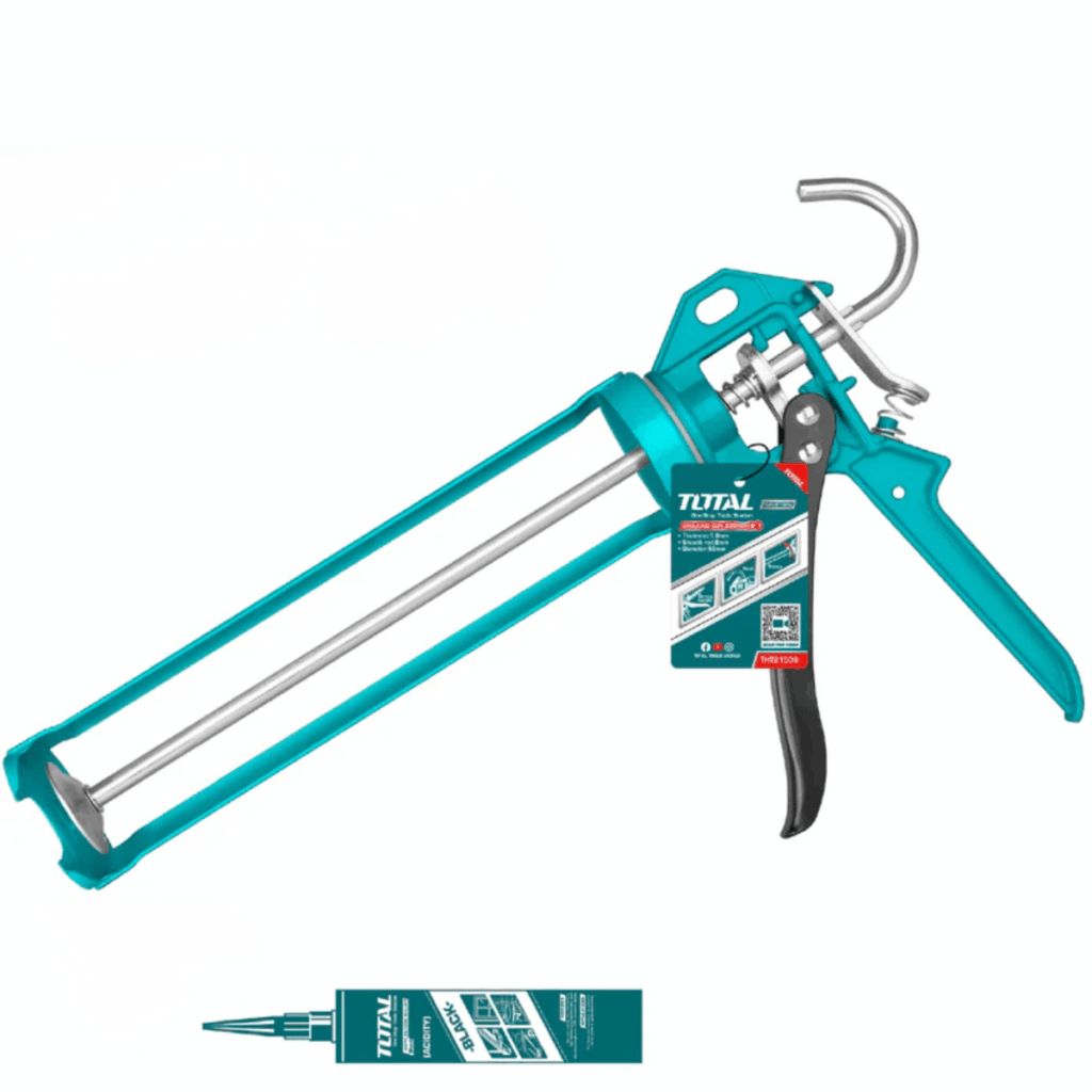 PISTOLA CALAFATEO 230MM(9PULG) D:55MM MANGO ALUMINIO DOBLE EMPUJE – THT21509