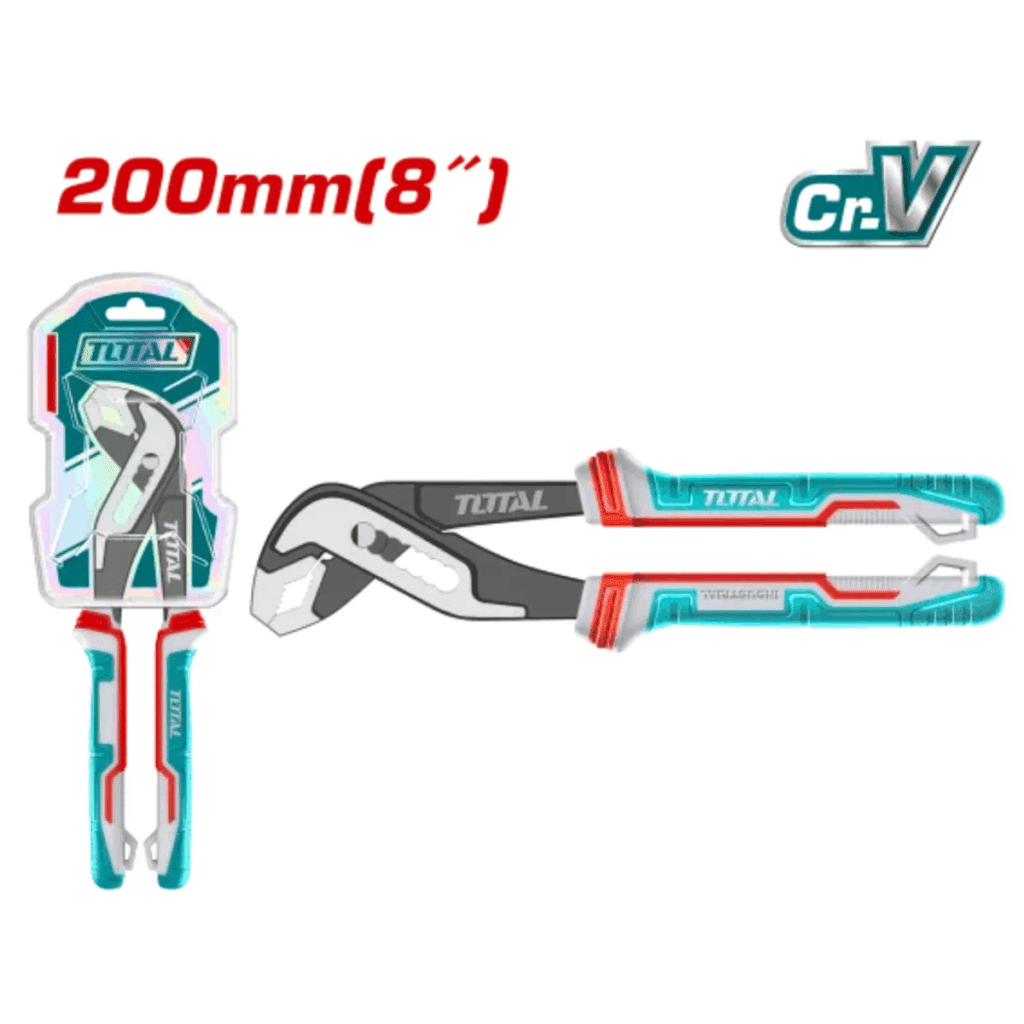 ALICATE PARA TUBOS 08» 200MM MAX:35MM CR-V / MANGO TPR INDUSTRIAL – THT280806