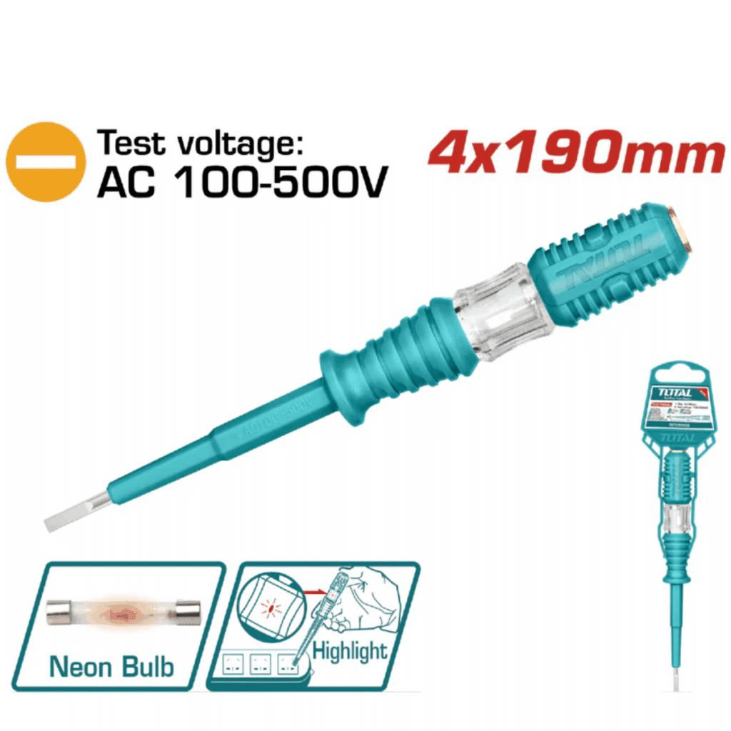 LAPIZ DE PRUEBA VOLTAJE AC 100-500V 4X190MM – THT291908