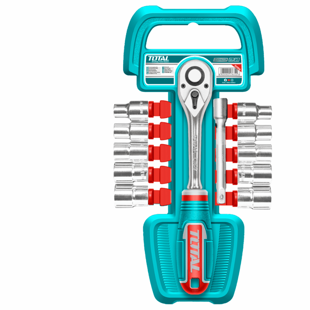 SET RACHET 3/8 + SOCKET 50BV30 27PCS INDUSTRIAL – THT381121