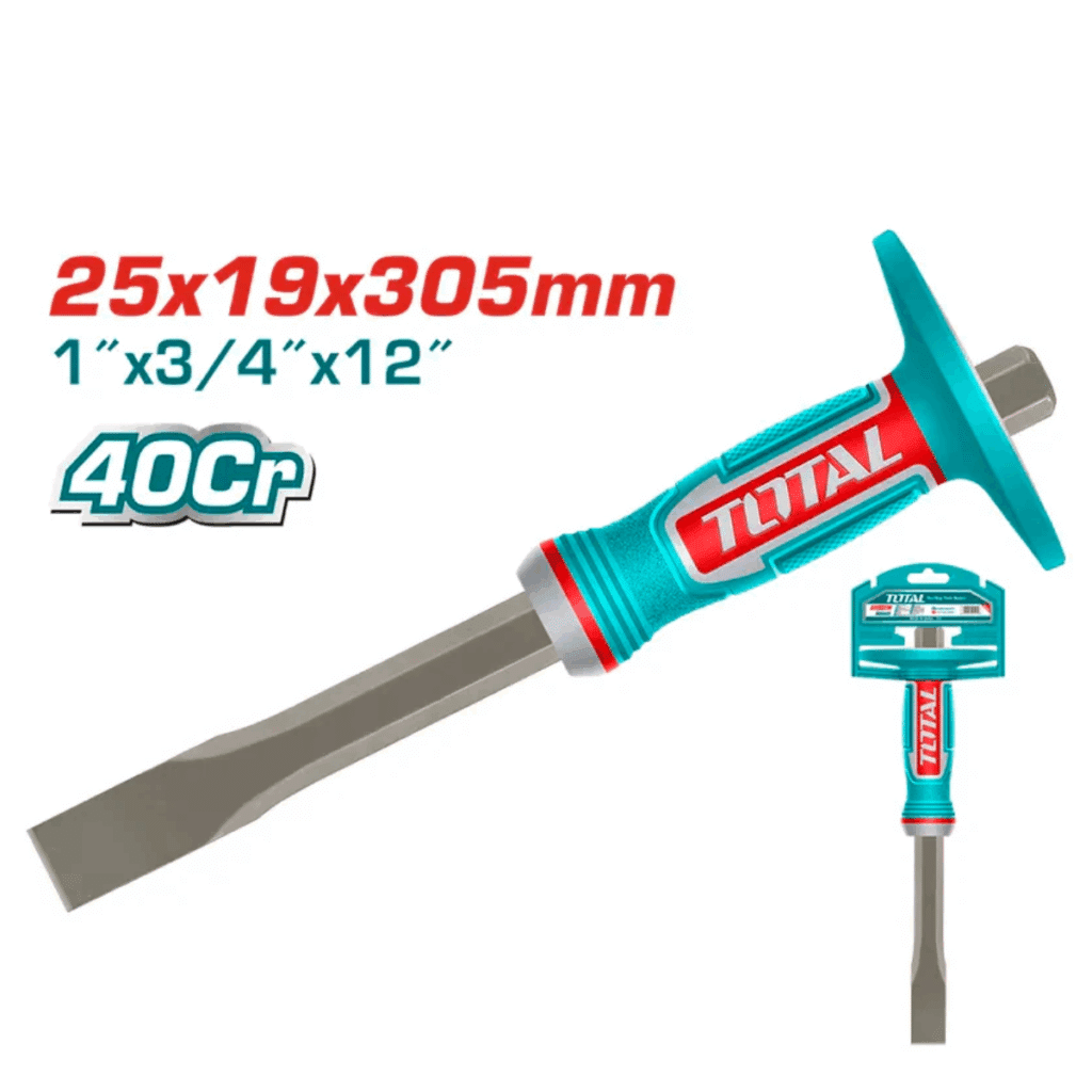 CINCEL DE CONCRETO 25X19X305MM PLANO 40CR DISEÑO ÚNICO INDUSTRIAL – THT4532519