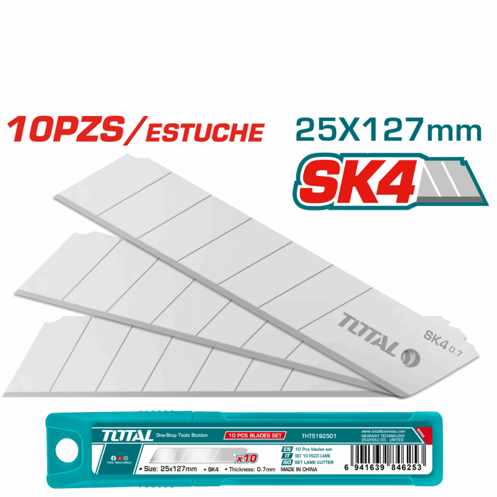 REPUESTO PARA CUCHILLA 25X127MM SETX10PCS SK4 INDUSTRIAL – THT5192501