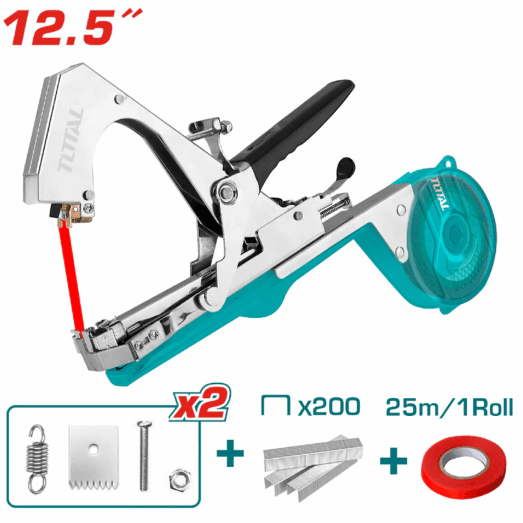 MÁQUINA DE ATADO DE PLANTAS AGRICULTURA 12.5″. OPERACIÓN CON UNA SOLA MANO. APERTURA AJUSTABLE – THTPTM1251