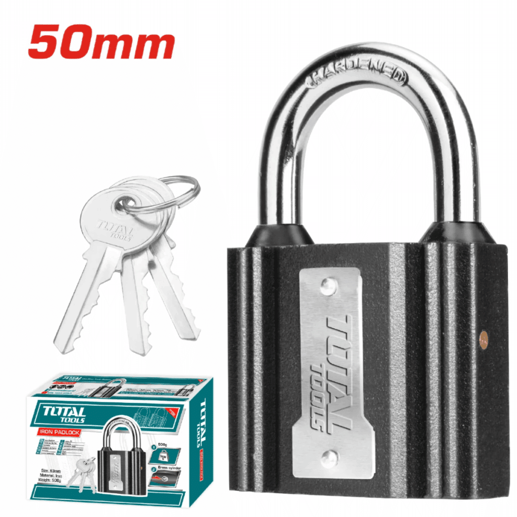 CANDADO DE HIERRO 50MM D:8MM 289G – TLK31501