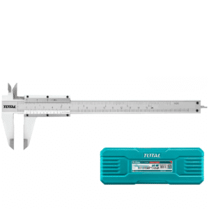 CALIBRADOR VERNIER 200MM (8'') ACERO AL CARBON CON ESTUCHE TOTAL- TMT312001