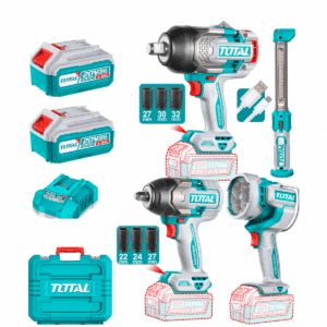 COMBO 4 EN 1 LLAVE IMPACTO 1350NM Y 850NM + LINTERNA 2000LM + LINTER - TOSLI250782