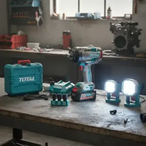 COMBO 4 EN 1 LLAVE IMPACTO 1350NM Y 850NM + LINTERNA 2000LM + LINTER - TOSLI250782