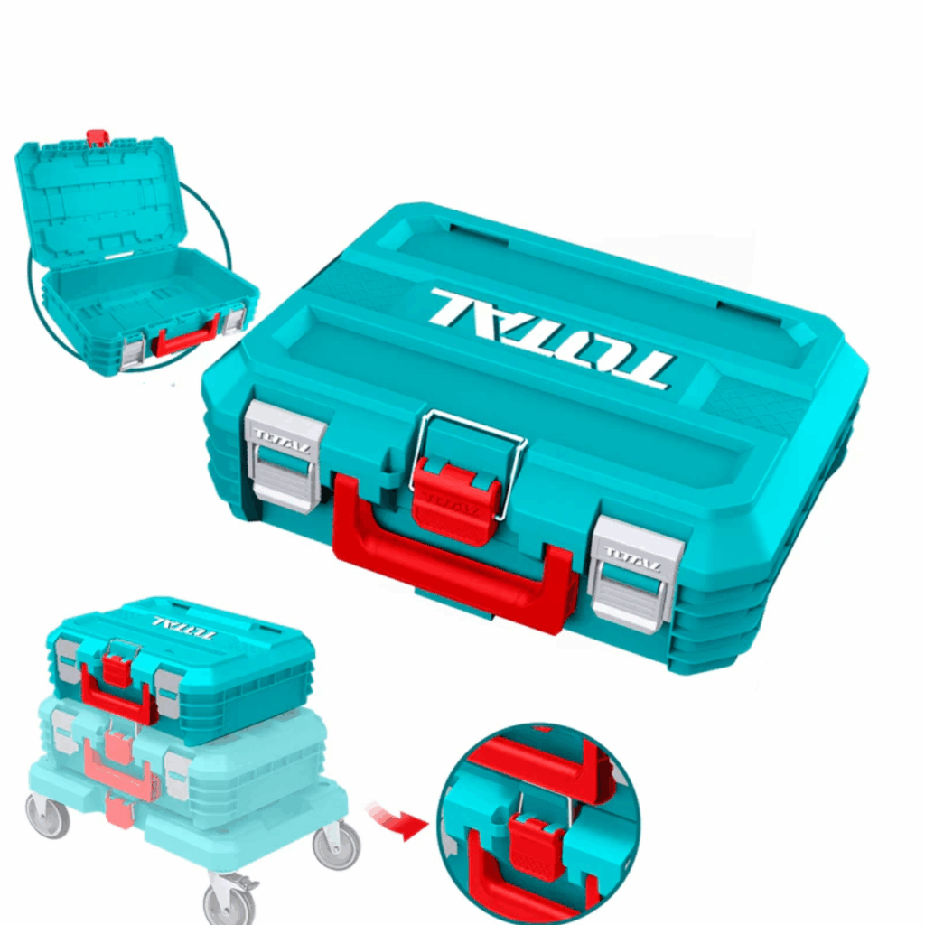 CAJA DE HERRAMIENTAS APILABLE 16» (410X320X148MM) PP 15KG – TPBXS101