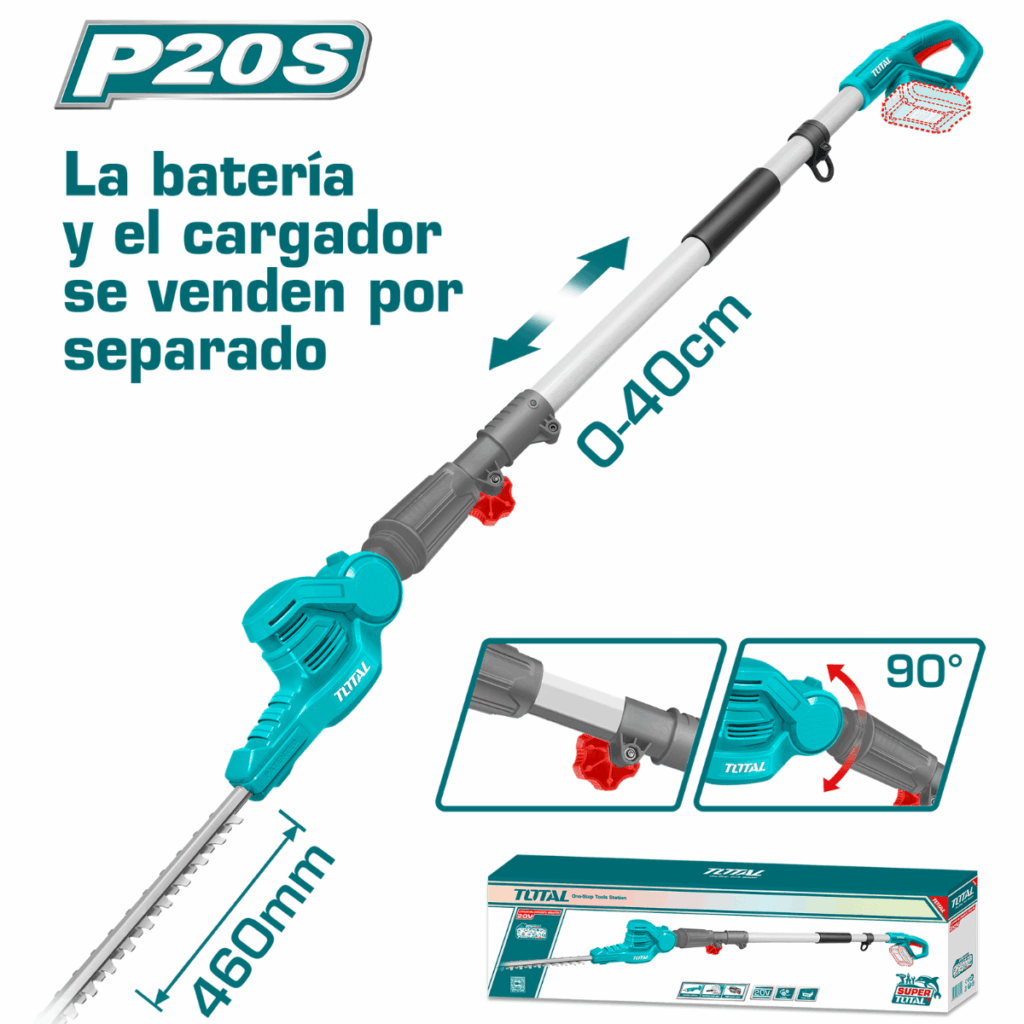 CORTASETOS LI-ION 20V 2800SPM 46CM C:18MM EXTENSION 0-40CM – TPHT201601