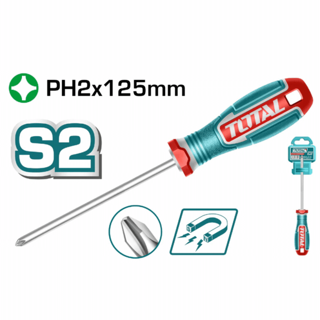 DESTORNILLADOR S2 PH2X125MM MAGNETICO INDUSTRIAL – TSDPH2125