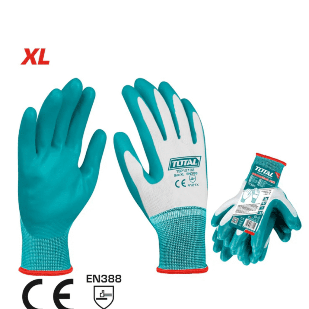 10 PARES DE GUANTES DE TRABAJO NITRILO XL (EXTERIOR) – TSP12102