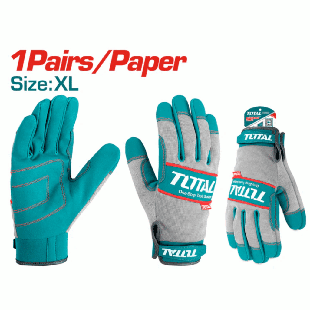 GUANTES MECANICO MICROFIBRA PU CUERO REFORZADO XL INDUSTRIAL – TSP1808-XL