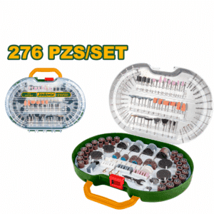 ACCESORIOS P/MINI-RECTIFICADORA 276PCS INC. ESTUCHE - JDRR2761