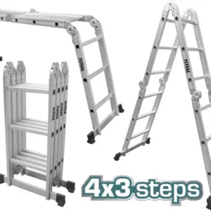ESCALERA PLEBAGLE MULTIPROPOSITO ALU 4X3 PASOS 150KG - THLAD04431